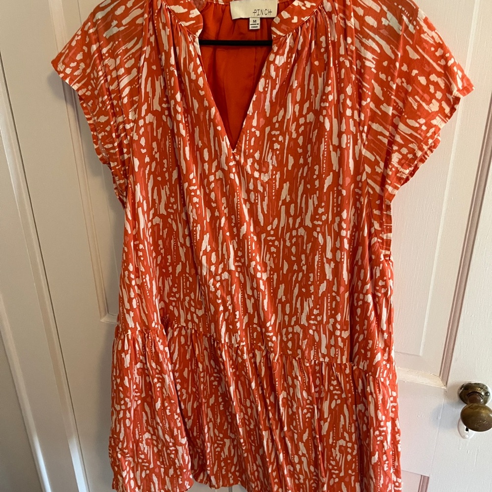 Women’s orange dress